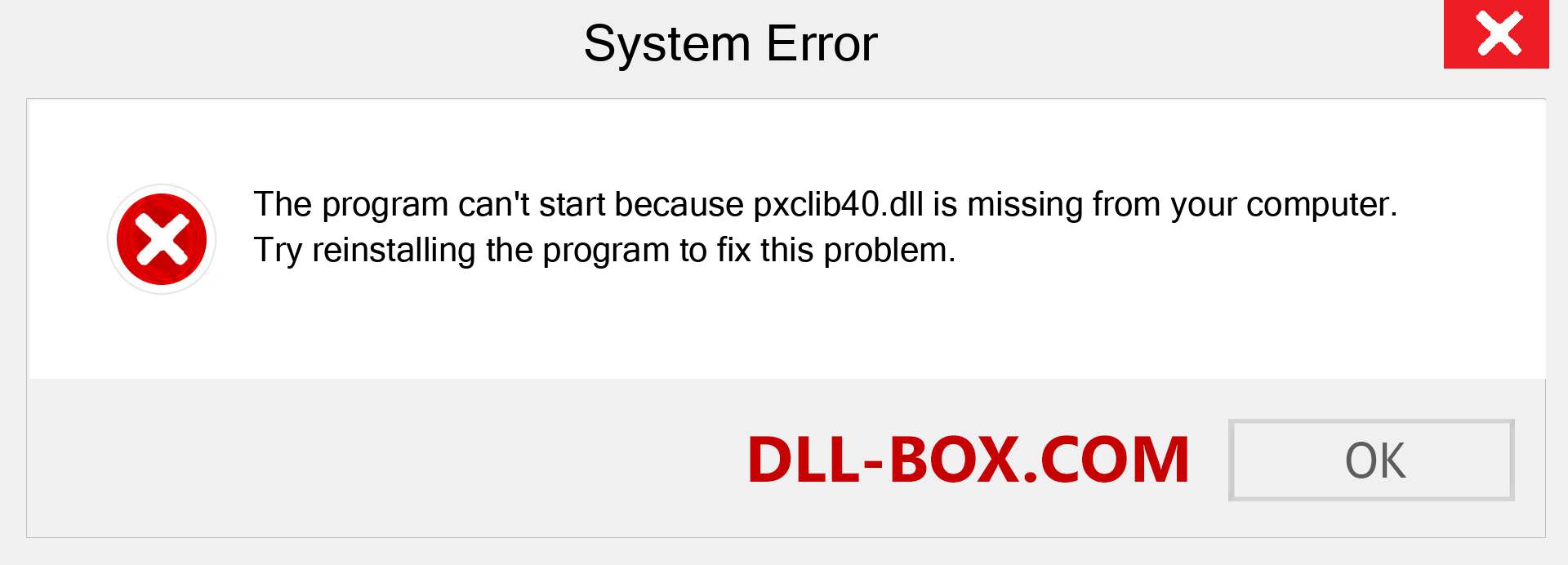  pxclib40.dll file is missing?. Download for Windows 7, 8, 10 - Fix  pxclib40 dll Missing Error on Windows, photos, images